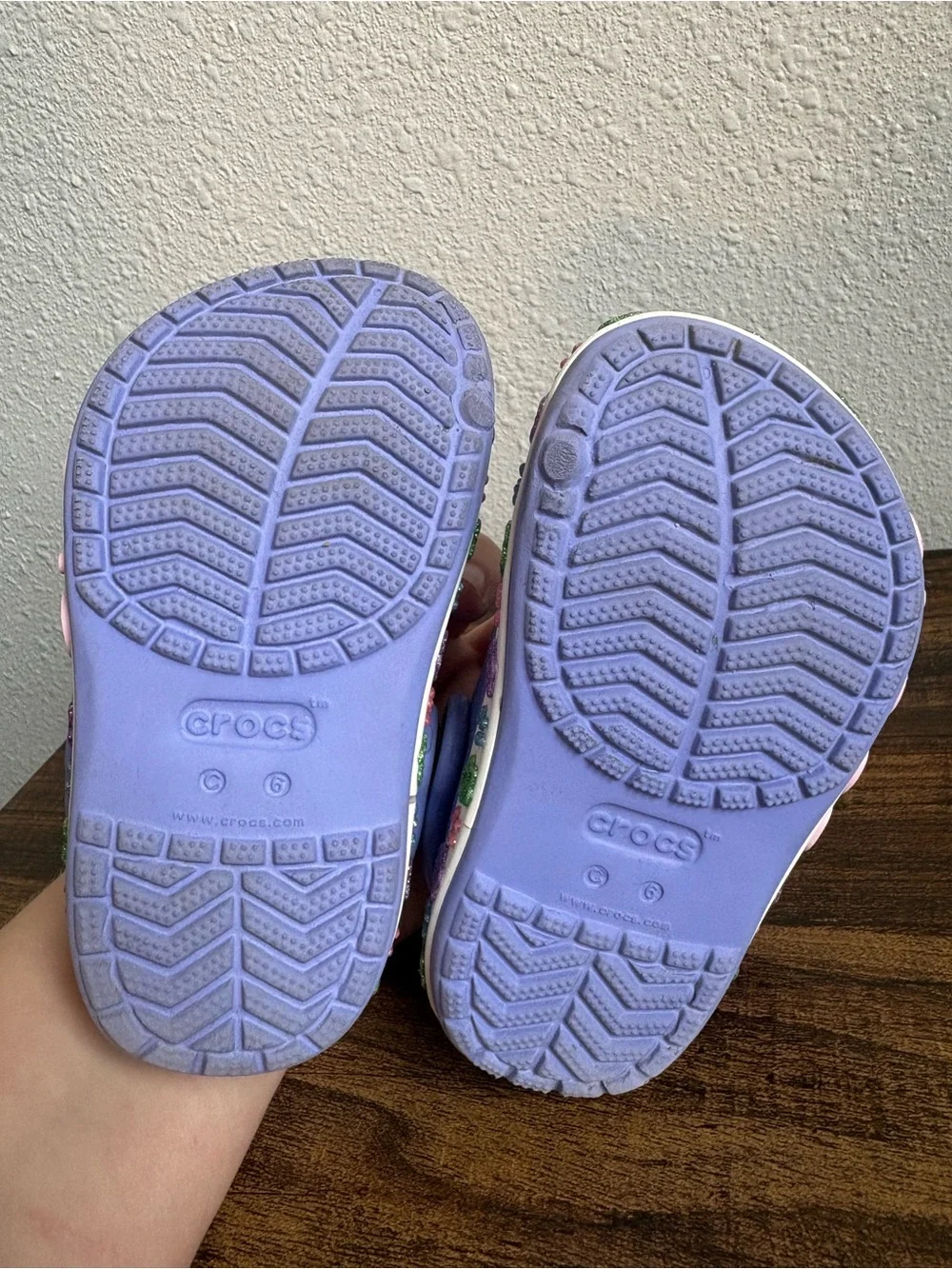 Crocs Girls Bayaband Flower Band Clogs